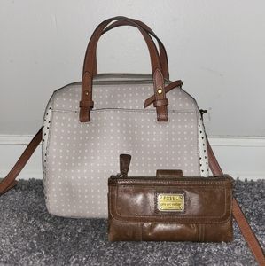 Fossil purse and wallet